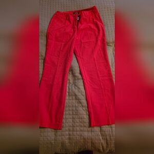 Apt. 9 Vibrant Red Straight Leg Pants